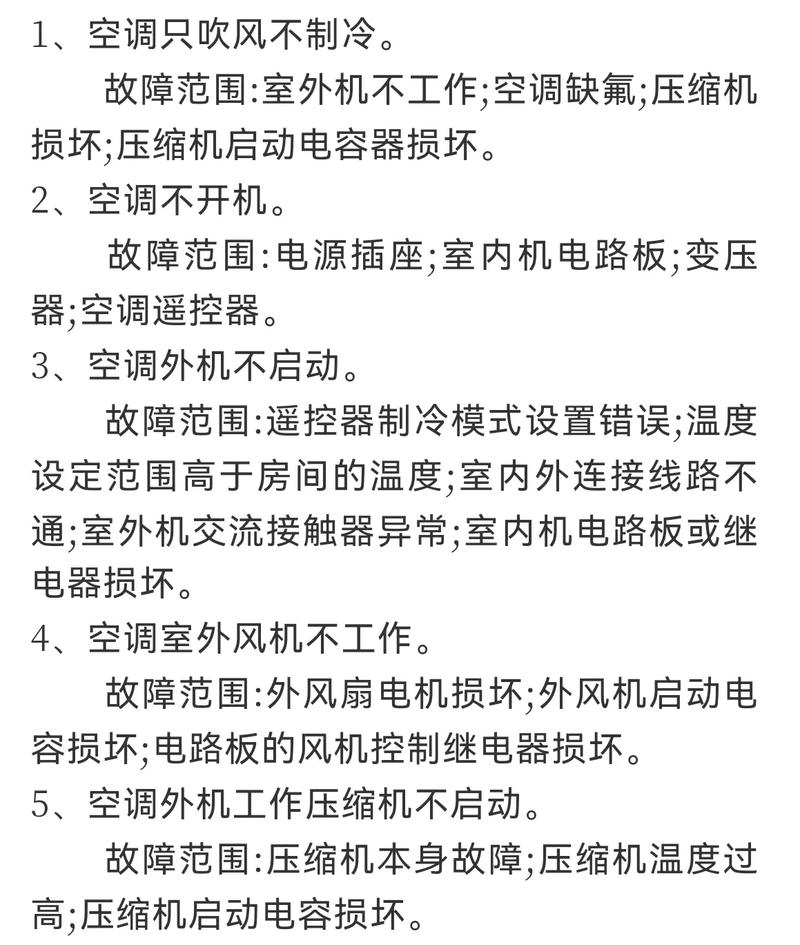 空调自启故障介绍与维修指南 家庭维修 空调自启故障介绍与维修指南 家庭维修